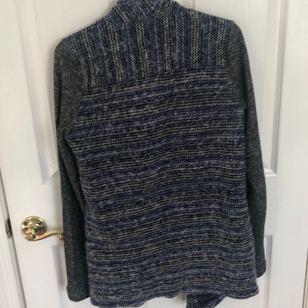 Lucky Brand Grey/Blue Cardigan/Sweater - Picture 2 of 3